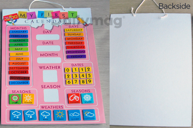 magnetic calendar,magnetic calendar for fridge,my first calandar,educational magnet set