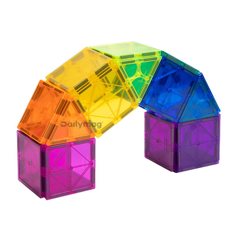 Rainbow Bridge magnetic building tiles