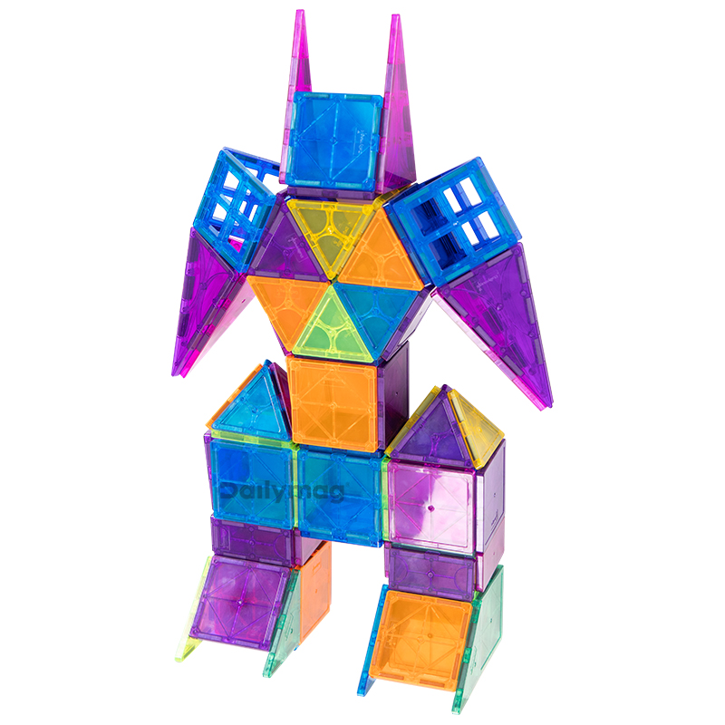Robot Magnetic Building Tile toy
